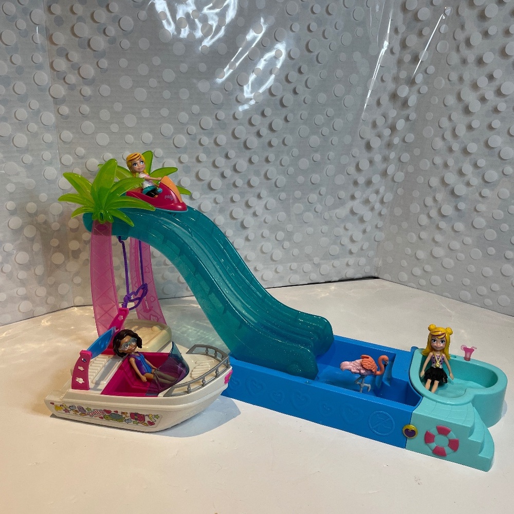 Polly Pocket Sunshine Splash 💦Park with Pool Surprise